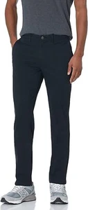 Essentials Men's Skinny-Fit Casual Stretch Khaki, Navy, Size 30W x 32L 5XLK - Picture 1 of 8