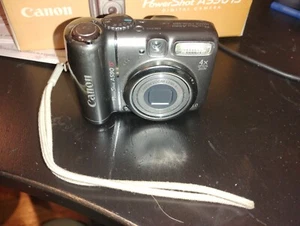 Canon PowerShot A590 IS 8.0MP Digital Camera - Gray - Picture 1 of 9
