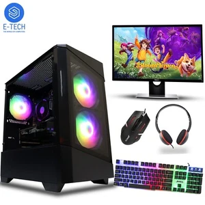 Intel i7 Gaming PC Bundle 16GB RAM 1TB HDD + 240GB SSD NVIDIA RTX 3050 Windows10 - Picture 1 of 8