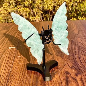 90G Natural Fluorite Quartz Ore Body Colored Fluorite Wings Restoration - Picture 1 of 12