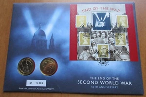 Großbritannien - 2005 "The End of WWII Anniversary Coins" - Bild 1 von 2