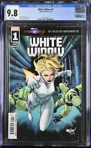 White Widow #1 CGC 9.8 David Marquez Cover A Marvel 2023 White Pages Just Graded - Picture 1 of 4