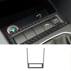 Carbon Fiber Interior Floor Console Storage Cover Trim For VW Jetta Sedan