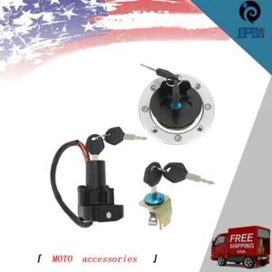 Interruptor de encendido asiento tapa gasolina bloqueo para Suzuki GSXR1300 Hayabusa 1999 2000-2007 - Imagen 1 de 9