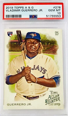 2019 Topps Allen & Ginter Vladimir Guerrero Jr. RC Rookie Card #278 PSA 10 💎 - Image 1 of 4