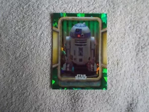 Star Wars: Chrome Sapphire 24 "HEROIC ASTROMECH R2-D2" #27 Trading Card GR 39/99 - Picture 1 of 2