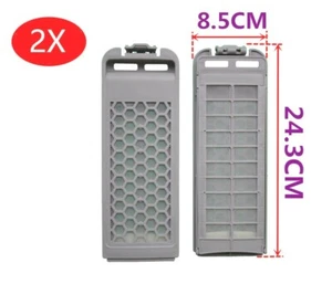 x2 Genuine Washing Machine Lint Filter DC63-0102196A DC62-00018A DC63-01021A - Picture 1 of 1