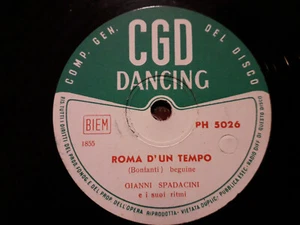 78 giri"GIANNI SPADACINI " FIGLIA DEL VENTO - ROMA D'UN TEMPO " CGD DANCING VG+ - Picture 1 of 2