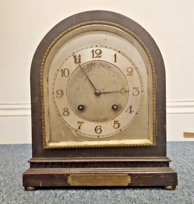 Antique 8 day Striking Winterhalder & Hofmeier Mantel Clock C1920's - Image 1 of 4