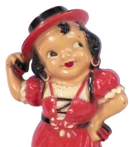 Irwin Toy Dancer Flamenco Wind Up Senorita Hard Plastic Works 1950s Vintage - Picture 1 of 8