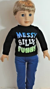 Shirt Pants For 18 in American Girl Boy Doll Logan Clothes Accessory - Picture 1 of 9