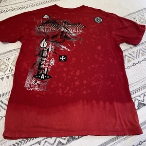 Affliction Men’s Tshirt XL Red - Picture 1 of 4