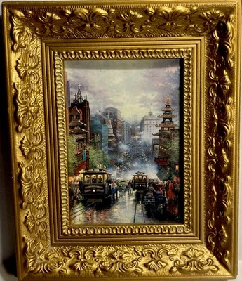 Thomas Kincaid “San Francisco A View Down California Street From Knob Hill”9X11 - Image 1 of 4