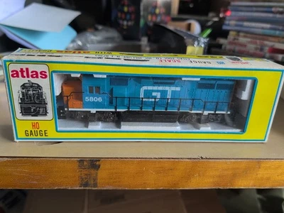 NEW IN BOX HO GP38 Diesel Locomotive Grand Trunk 5806 ATLAS Original Box Tested - Image 1 of 4