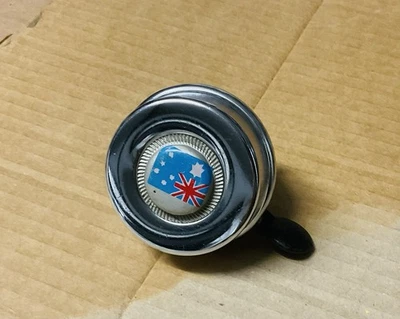 Bicicleta De Colección NOS DRAGSTER Cromo Bandera Australiana CAMPANA BMX Bicicleta Bicicleta Foto 1 de 4