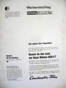Kennst du das Land wo die blauen Bohnen blüh'n? - George Hilton - Werberatschlag - Picture 1 of 1