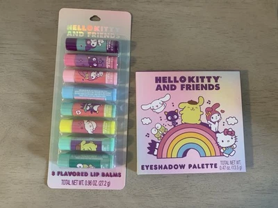 Paleta de bálsamo labial y sombra de ojos Sanrio Hello Kitty and Friends - envoltorio nuevo Foto 1 de 4