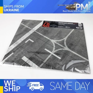 Red Fox DB-48012 1/48 3d Diorama Base Modern NATO Airfield Type 10 380x320mm - Picture 1 of 6