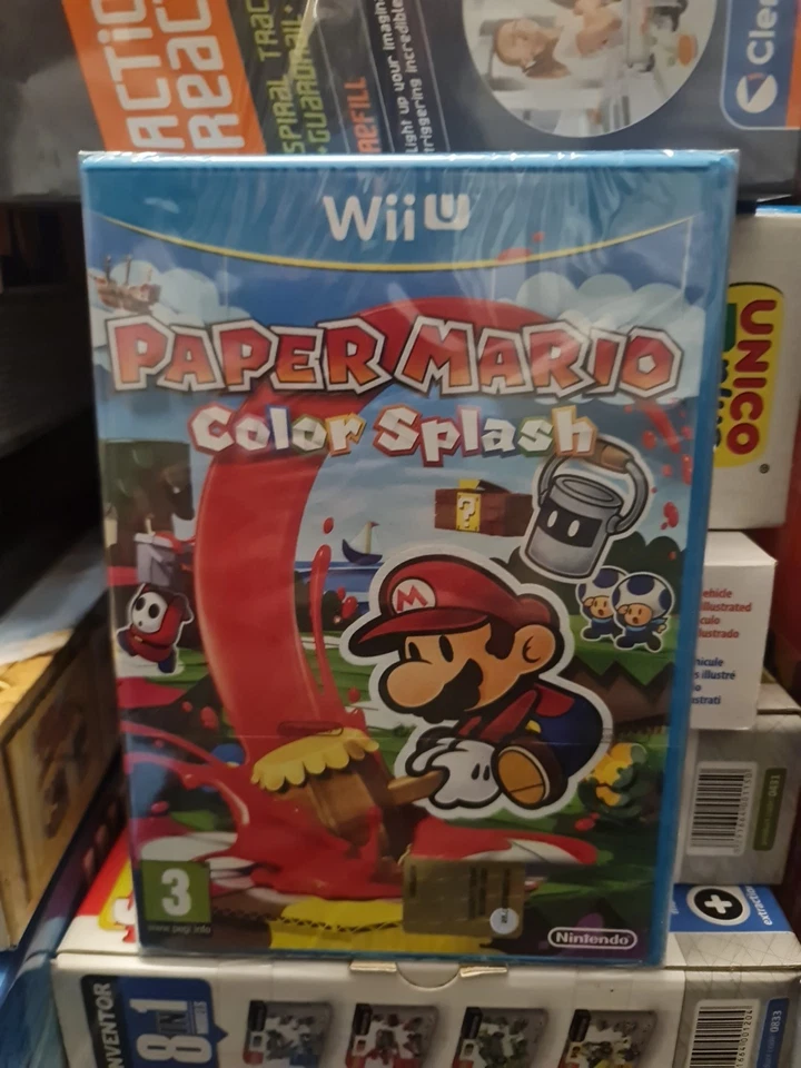 Paper Mario Color Splash Nintendo Wii U