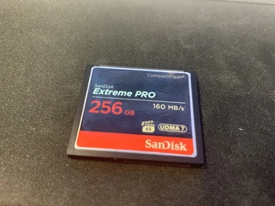 SanDisk Extreme Pro 256 GB CF Memory Card UDMA 7 160MB/s (SDCFXPS-256G-X46) - Image 1 of 2