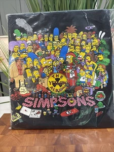 Vintage 2004 THE SIMPSONS YELLOW ALBUM schwarzes T-Shirt Herren Größe XL - Bild 1 von 4
