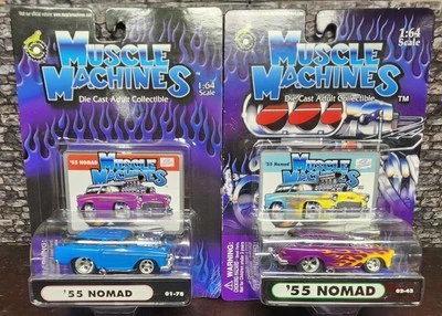 Máquinas musculares Funline 2001-02 escala 1:64 • Chevrolet Nomad 1955 Foto 1 de 4