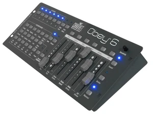 Chauvet DJ OBEY 6 Compact Universal Dmx-512 Controller Control Six Fixtures - Picture 1 of 3