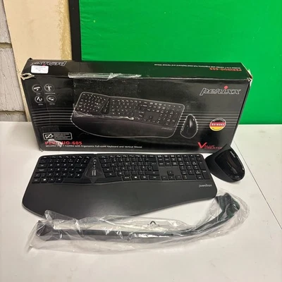 Perixx Periduo-605, Wireless Ergonomic Split Keyboard and Vertical Mouse Combo, - Image 1 of 3