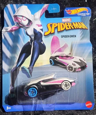 Coches personajes Hot Wheels Marvel Spider-Man Spider-Gwen 2023 Foto 1 de 2