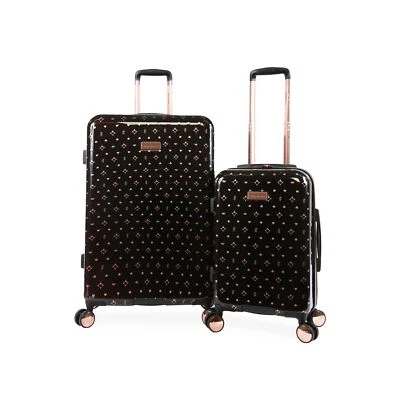 Equipaje giratorio Arwen Juicy Couture para mujer, negro/oro rosa, juego de 2 piezas Foto 1 de 4