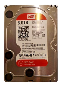 Disque dur disque dur SATA 3,5" Western Digital RED WD30EFRX 64 Mo - Photo 1/1