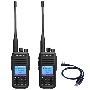Retevis RT3S Funkgerät Dual Band DMR Amateur Walkie Talkie Analog/Digital VOX - Zdjęcie 1 z 10