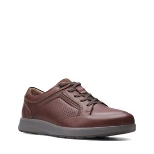 BNIB Clarks Un Trail Form Mahogany Leather Men's Shoes Unstructured UK Size 12 G