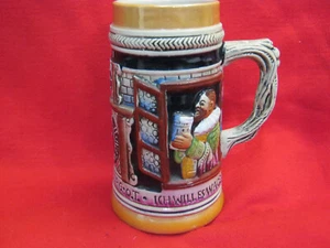 Rare Stein 5 inch 1977 Germany Mug Rothenburg By Famous G. Linder Stein Maker - Picture 1 of 5