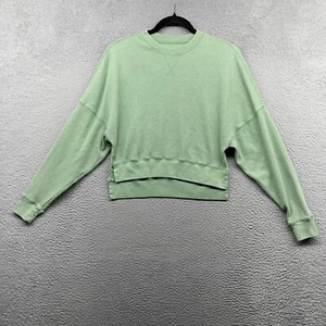 SO Womens Sweater Green Knit Dolman Long Sleeve Crew Neck Pullover Size XS - Picture 1 of 9