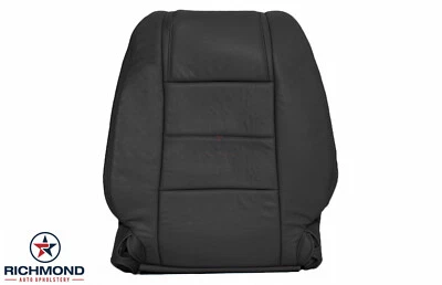 Ford Mustang 2006 2007 V6-lado del conductor inclinado trasero cuero genuino cubierta de asiento negro Foto 1 de 4
