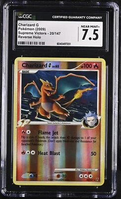 CGC 7.5 Charizard G Lv. 65 20/147 Supreme Victors 2009 Pokemon Card - Image 1 of 3