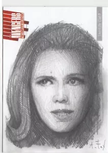TARJETA BOCETO 1/1 THE COMPLETE AVENGERS SERIE 2 - ANDY FRY (EMMA PEEL) - Imagen 1 de 2