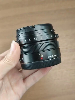 Panasonic Leica DJI Version 15mm f/1.7 Lens for Micro Four Thirds Mount Cameras - Image 1 of 4