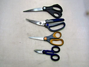 Scissors/shears, 4 pair - Picture 1 of 9