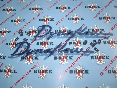 Buick Dynaflow 1948-1951 scripts cromados. Special Super Roadmaster Foto 1 de 4