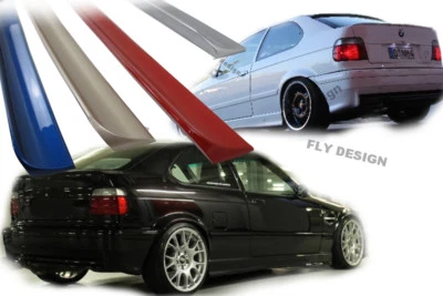 Adatto A per BMW E36 3er, Compatto Messa Punto Spoiler Posteriore Verniciato - Immagine 1 di 4