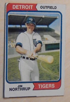 1974 Topps Detroit Tigers Baseball Cards - Lot of 6 - Very Good Condition - Image 1 of 4