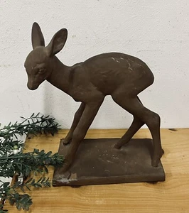 Scultura vintage Karlsruhe ceramica cervo cervo #4881 Germania Ovest rara da trovare. "D" - Foto 1 di 5