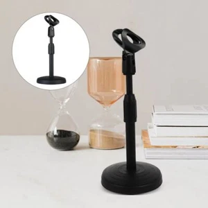 Sturdy Mini Desk Microphone Stand Foldable Microphone Clip Desk Mount - Picture 1 of 12