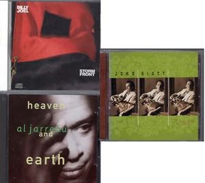 Lot Of 3 Male Crooner CDs - Billy Joel (Storm Front), Al Jarreau, John Hiatt - Imagen 1 de 2