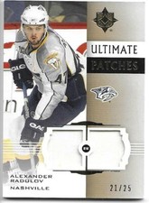 2007-08 UD Upper Deck Ultimate Hockey ALEXANDER RADULOV Dual Patch 21/25