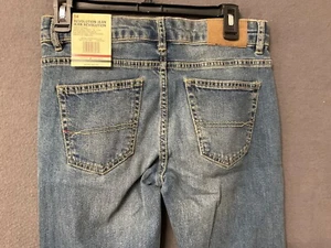 NWT Tommy Hilfiger Boys Size 14 Slim Fit Revolution Jeans Canyon Wash 30x27 - Picture 1 of 9