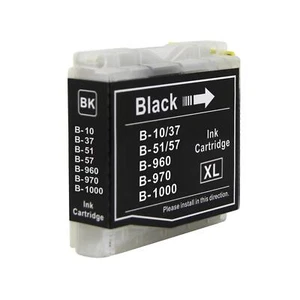 1 Noire Cartouche d'encre pour Brother DCP-135C DCP-150C DCP-153C MFC-5860CN - Photo 1/3