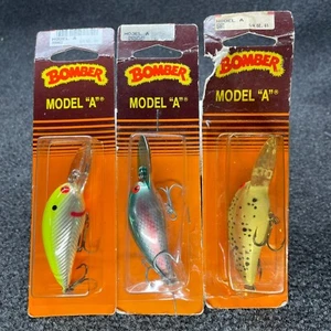 Bomber Model A 6a Vintage Crankbait Fishing Lure 3/8oz - Choose Color (NOS) - Picture 1 of 7